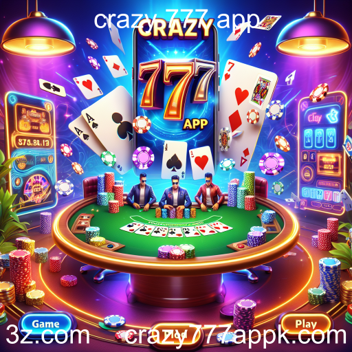 Descubra o Mundo do Poker no Crazy 777 App